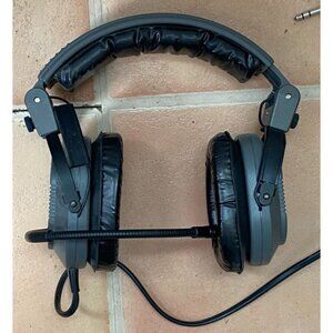 RARE Vintage Telex Air 3000 Pilot Aviation Head Set